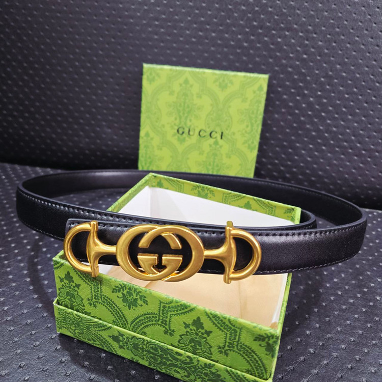 کمربند زنانه Gucci عرض ۲ سانتیمتر