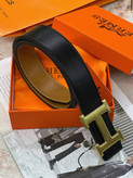 کمربند هرمس Hermès مستر فول پک | عرض ۳ سانتیمتر با سگک طلایی