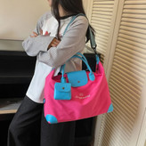 کیف دستی زنانه رنگی zi peng bag | مدل اسپرت با کیف کوچک