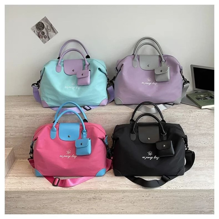 کیف دستی زنانه رنگی zi peng bag | مدل اسپرت با کیف کوچک