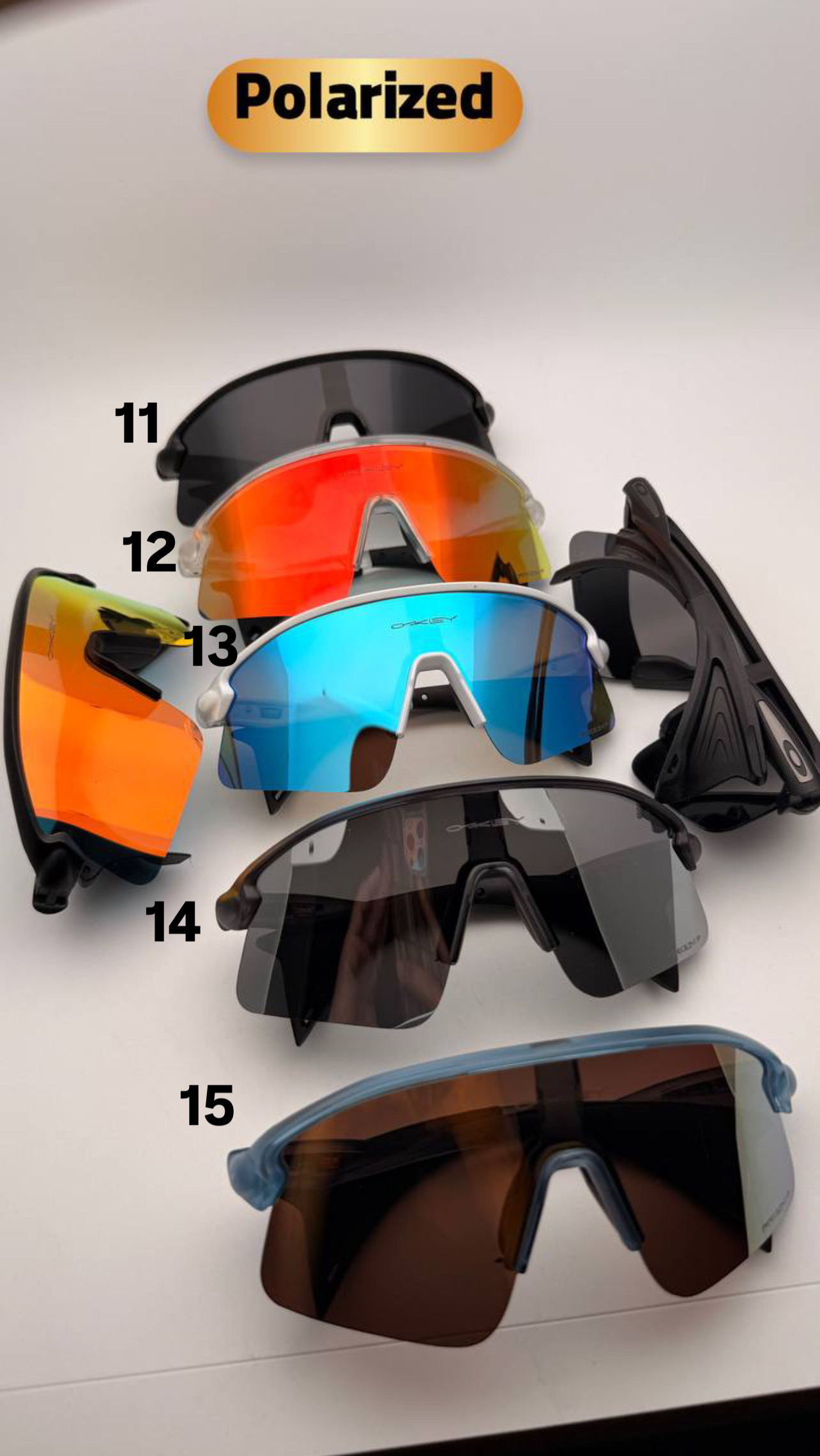 عینک ورزشی اوکلی پولارایزد (Oakley Polarized Shield)